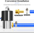 TAILONZ PNEUMATIC Brass Hose Barb Fitting, 1/2 Inch Barb to 1/2 Inch Male NPT Adapter (Pack of 5)