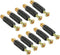 uxcell Furniture Connecting Fittings, 10 Pcs Fastener with 6mm Thread Dia Screws, 35mm Length