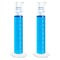 2pcs 500ml Plastic Graduated Cylinders, Lab Chemistry Measuring Set with Clear Graduations and Spout