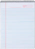 TOPS Docket Gold Project Planner, 8-1/2" x 11-3/4", 70 Sheets Top-Wire Bound Project Rule, Poly Cover, White
