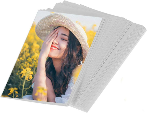 4x6 inch 4R Glossy Laser Photo Paper - 157gsm, 100 Sheets, Double-Sided
