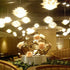 Lightingsky 20" (50cm) 15 Ceiling Pendant DIY IQ Jigsaw Puzzle Lotus Flower Lamp Shade Kit with Feet Hanging Cord