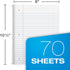 Oxford Spiral Notebook 6 Pack, 1 Subject, Wide Ruled Paper, 8 x 10-1/2 Inch, Blue, Yellow, Red, Light Blue, Green and Black, 70 Sheets (65010) by Oxford