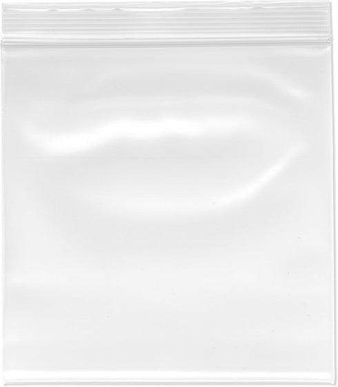 Plymor 6" x 6" Reclosable Plastic Bags (Pack of 200), 6 Mil Industrial Duty Zipper