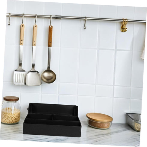 LIFKOME Countertop Multi Purpose Cup Shelf Organizer with Large Storage Compartment Efficient Storage for Milk Tea