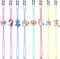 ZXSWEET 8PCS Kids Glasses Strap, Unicorn Rainbow Adjuster Stretchy Eyeglass Strap for Girls and Boys