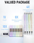 Nicpro 4PCS Pastel Mechanical Pencil 0.5mm, Cute Fast Click Set with 100PCS HB Lead Refills
