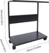 Ageanbri 2-Tier 20kg/44lbs Computer Carts & Machine Stands Rolling Computer Stand Each Layer Max Load-Bearing PC Stand