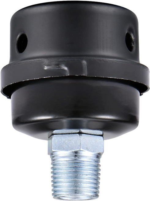 ZHONG AN 1/2"PT 20mm Air Compressor Silencer Filter, Thread Metal Air Compressor Intake Filter Sound Muffler Silencer, Air Compressor Replacement Parts