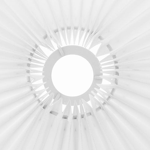E27 9.84X9.84X6.29In Pleated Lamp Shade Chandelier Shade for Floor Lamp Light Cover Softens Light Eye Protection Home
