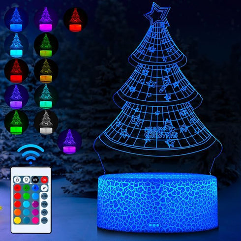 TEMYFIVE Christmas Tree Night Light for Kids, Christmas Night Light, Christmas Dcor LED