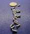 K-mac Zinc Plated Steel Cheese Head Slotted Machine Screws, Fully Threaded, M2.5 x