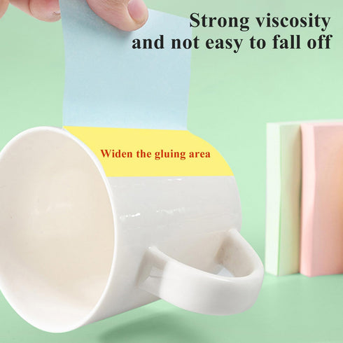 M&G 4 Pack 400 Sheet Sticky Notes, 3x3 inch Post its Neutral Colors Self-Stick Note Pads for Home School Offices.