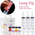 4 Pack 20mL Syringes for Lip Gloss Making Supplies, Liquid TKP Lipgloss Base Flavoring Oil Injection