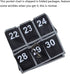EAMAY 36 Numbered Classroom Pocket Charts for Cell Phones and Calculators, Wall Door Mount Organizer
