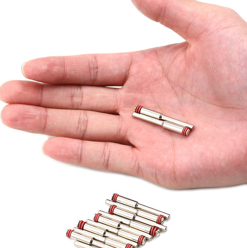 12 Pcs Cut-Off Wheel Holder Screw Mandrel, 1/8 Shank, Compatible with Most Rotary Tool Accessories