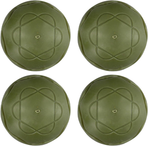 Tidevib 13-16mm 4-Pack Camping Chair Foot Pads Anti-Sink Spherical Leg Covers Non-Slip Wear-Resistant Plastic Design