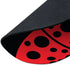 Non-Slip Round Mousepad, FINCIBO Red Ladybug Mouse Pad for Home, Office and Gaming