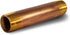 Everflow Supplies NPBR1260 6" Long Brass Nipple Pipe Fitting, 1/2" Nominal Diameter