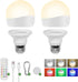 HISTAR Rechargeable Light Bulbs for Sconce and Lamp, E26 Battery Operated Light