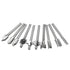 10Pcs Titanium Router Bits 1/8" Shank Carbide Engraving Milling Cutter Bit Set for Rotary Tools for DIY Woodworking, Carving, Trimming, Drilling
