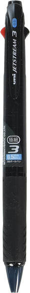 Uni Ballpoint Pen Jetstream 0.5mm, Black, Red, Blue Ink, Transparent Black (SXE340005T.24)