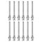 12pcs 10Gauge Stainless Steel Dispensing Needles, 1 1/2" Blunt Tips Luer Lock for Thick Liquids, Ink, Glue