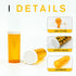 Pill Bottles with Snap Caps, Not Child Resistant, Easy Open Empty Medicine Plastic Containers, 30 dram, 12pcs