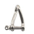 M4 Screw Pin Twist Shackle Anchor Shackle Stainless Steel 304 D Ring Shackle for Material Handling,Rigging Accessories,Connecting Chains and Ropes (Pack of 6)