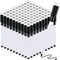 Rewritable Magnetic Dry Wipe White Board Markers Pens with Eraser Cap (100 Pcs, Black)