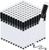 Rewritable Magnetic Dry Wipe White Board Markers Pens with Eraser Cap (100 Pcs, Black)