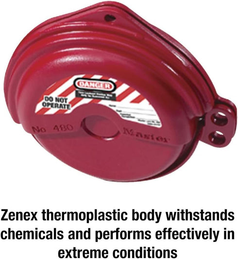 Master Lock 480 Lockout Tagout Rotating Gate Valve Lockout