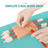 IV Insertion/Injection Training Pad - Simulated Dermatoglyph and Raised Veins for Nursing Student Practice and Education