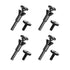 Cut-Off Wheel Mounting Mandrel for Type 1 Cutting Wheels, 3/8" & 1/4" Arbor, 1/4" Shank Stem, 4 Pack