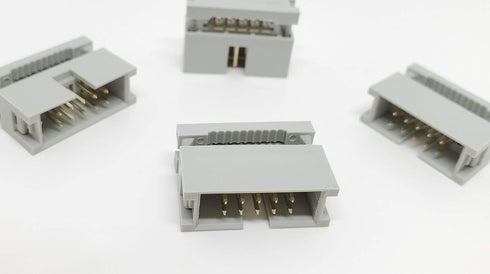 Pc Accessories - Connectors Pro 10-Pack 2X5 10P Dual Rows 2.54mm 0.1" Pitch Shrouded IDC Male Header, 10 Pins Connectors by PC Accessories