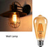 ST64 Light Bulbs 8W Dimmable Vintage LED Edison Bulbs ST64 Antique LED Filament Bulbs 80 Watt Equivalent Warm White 2300K E26 Base Retro Vintage Bulb LED Amber Glass for Bar Home, 4 Pack by MaoTopCom