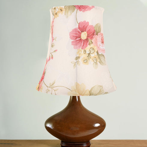 15cm IMIKEYA Floral Lamp Shade - Fabric Lampshade Replacement for Table - Floor and Chandelier Lamps Stylish Clip On
