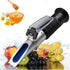 VGVGV 3 1Honey Brix Refractometer, in Refractometer for Honey Moisture, Brix and Baume Portable Honey Refractometer