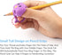 Firesara Training Grips, Original Owl Three Fingers Fixed Pencil Correction Grips for Kids Handwriting Posture (6PCS)