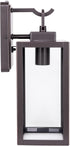 E26 60W, 2-Pack LIT-PaTH Dusk to Dawn Outdoor Wall Lantern, Wall Sconce as Porch Lighting Fixture, Medium Base Max