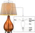 ECUDIS 8 Inch 1 Pack 3/8 Detachable Lamp Harp Holder for Table and Floor Lamps, Heavy Duty Lamp Shade Bracket