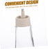 8.8 oz Countertop PRETYZOOM Mouthwash Dispenser with Lid Small Glass Bottle for Bathroom and Kitchen Multi-Purpose