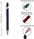Rose Gold Rubberized Soft Touch | Rose Gold Colors | Ballpoint Pen with Stylus Tip a stylish, premium metal pen, black ink, medium point (Purple, 7 Pack) by Express Pencils