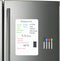 Magnetic Whiteboard for Fridge, Small Dry Erase Board with 4 Markers & 1 Eraser, Reusable 8.5 x 14 Blank Sheet for Home