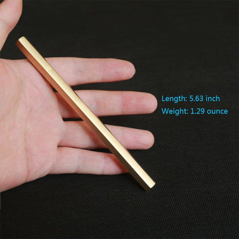 Six-Edge Solid Brass Signature Pen