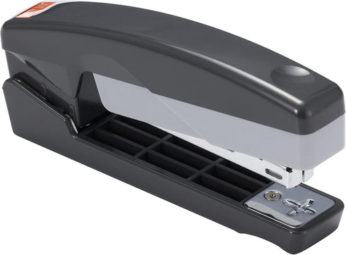 Max Stapler HD-10V/P, Vertical & Horizontal Stapler, 15 Sheets, Dark Gray