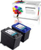 Remanufactured Ink Cartridge Replacement 2 Pack for HP 21 and HP 22, 1 Black 1 Color for PSC 1410 Deskjet F380