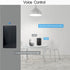 WiFi Brilliant Glass Touch Smart Light Switch Glass Brilliant Zigbee 3.0 Light Switch Work with Alexa and Google Home 4 Gang for Lamp Neutral Wire Required(Black) Tuya Gateway Required