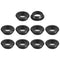 uxcell 20 Pcs Rubber Grommets, 18mm ID 22mm Drill Hole Double Sided