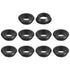 uxcell 20 Pcs Rubber Grommets, 18mm ID 22mm Drill Hole Double Sided